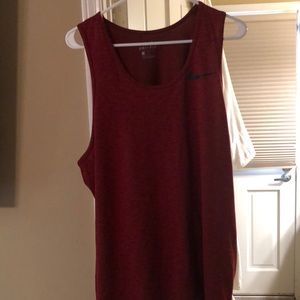 Nike tank top workout material